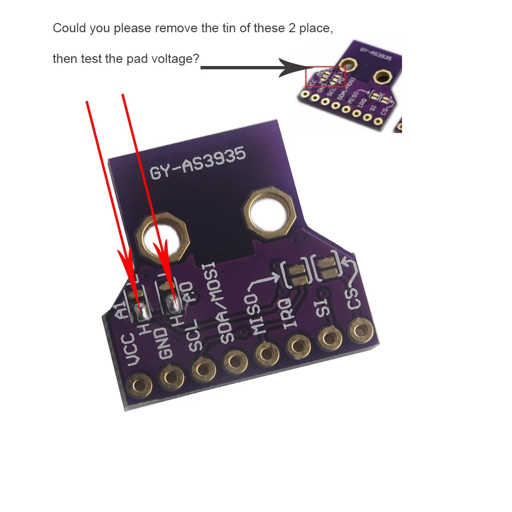 Arduino Kit - Module de capteur détecteur d'éclairs GY-AS3935,