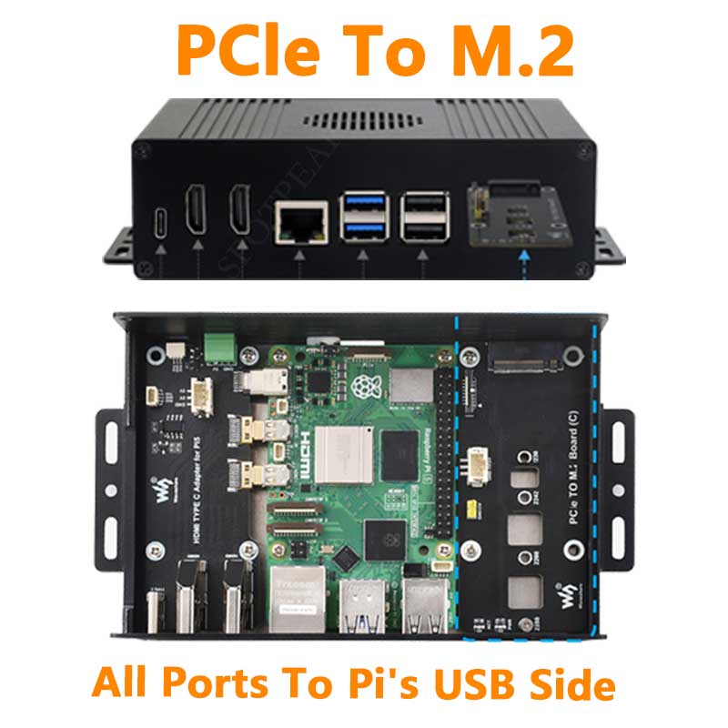 Pi 5 Case - Boîtier Raspberry Pi 5, kit de