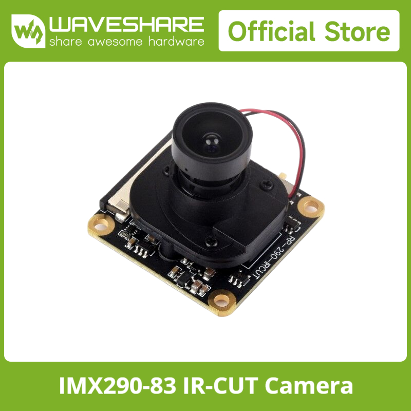 Raspberry Pi Global Shutter Camera Imx296 - Caméra Waveshare IMX290-83 IR-CUT, capteur de