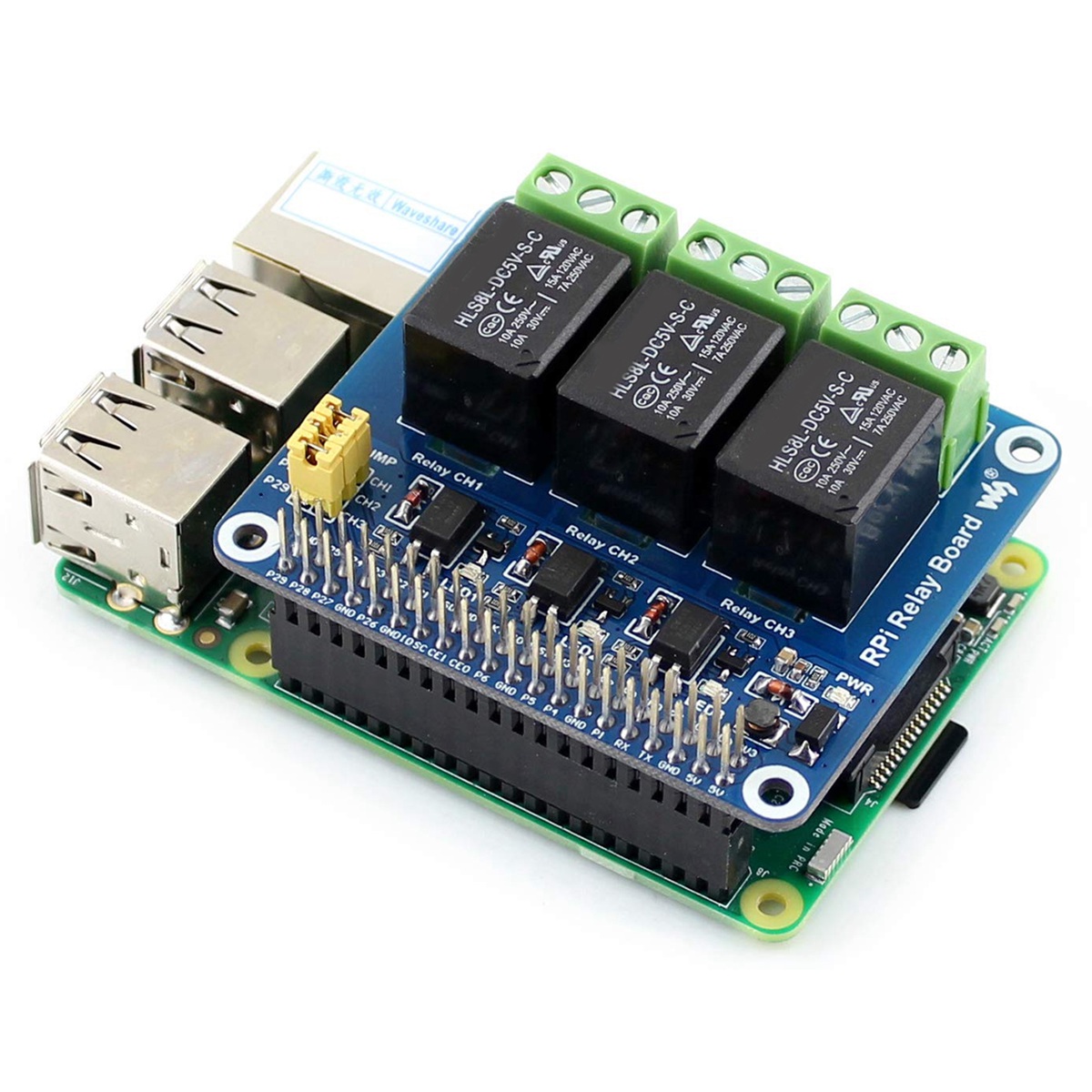 Pi Zero - Module de relais 3 canaux 5V