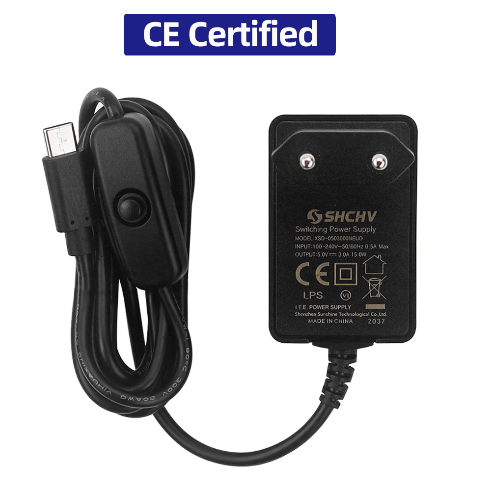 Raspberry Pi 5V 3A alimentatio - Pi Power Supply avis et prix