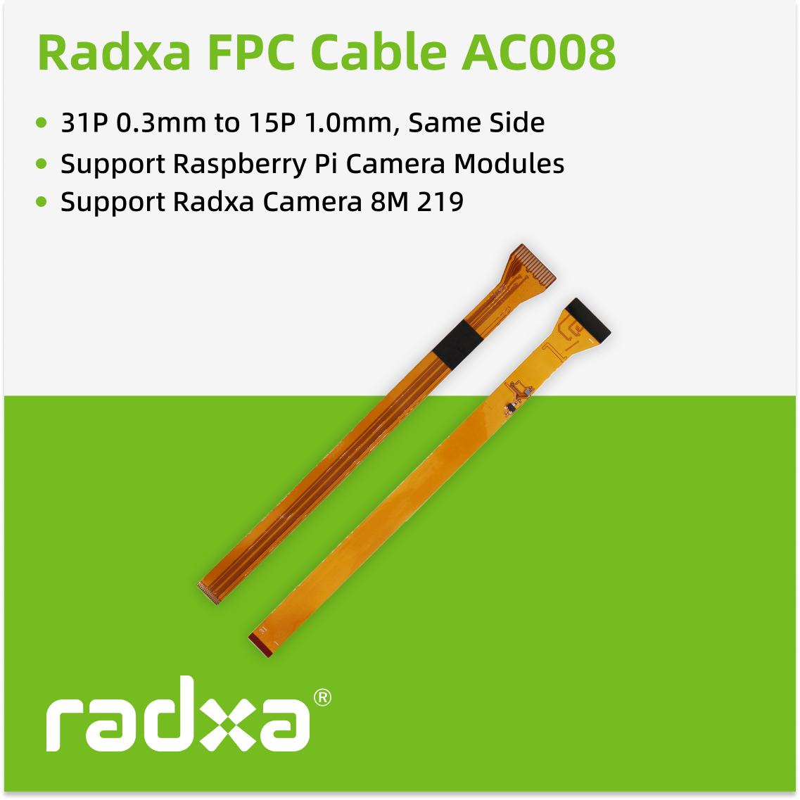 Câble FPC pour caméra Radxa 8M - Pi Camera Cable avis et prix