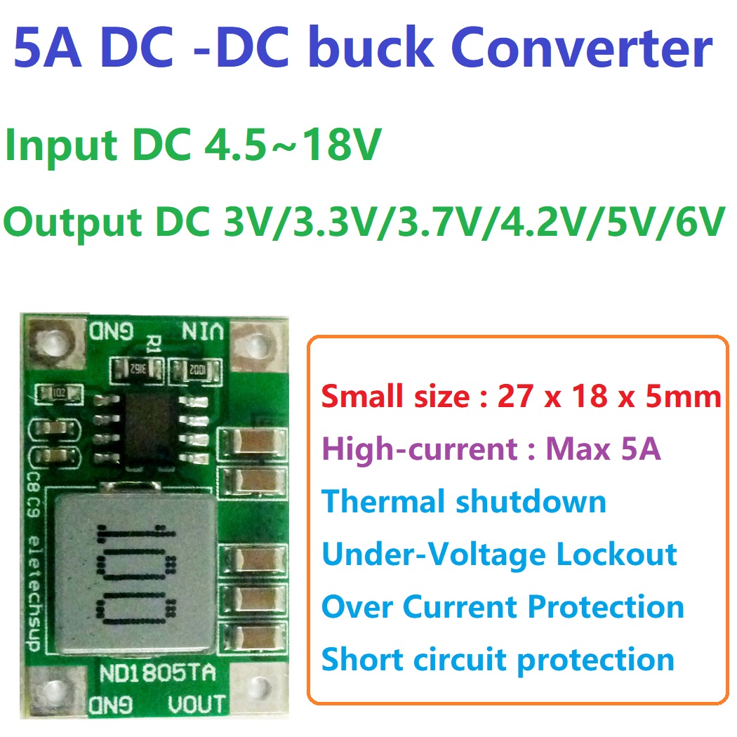 Module convertisseur DC-DC 5A, - Raspberry Pi 4 avis et prix